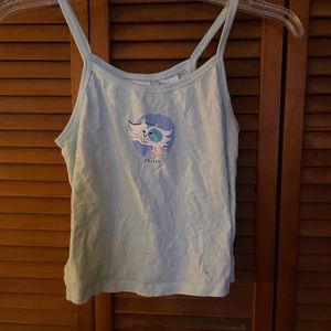 Y2k slogan cropped tank😽